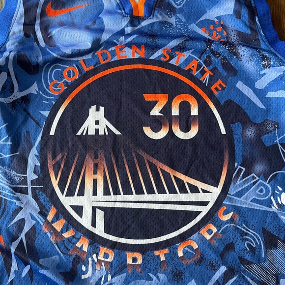 Golden State Warriors Steph Curry All Decade Jersey - Picture 3 of 5